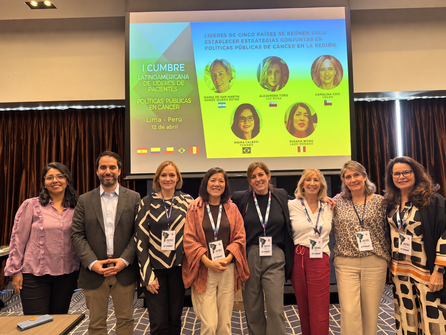 Representantes durante la III Cumbre ILACC en Bogotá