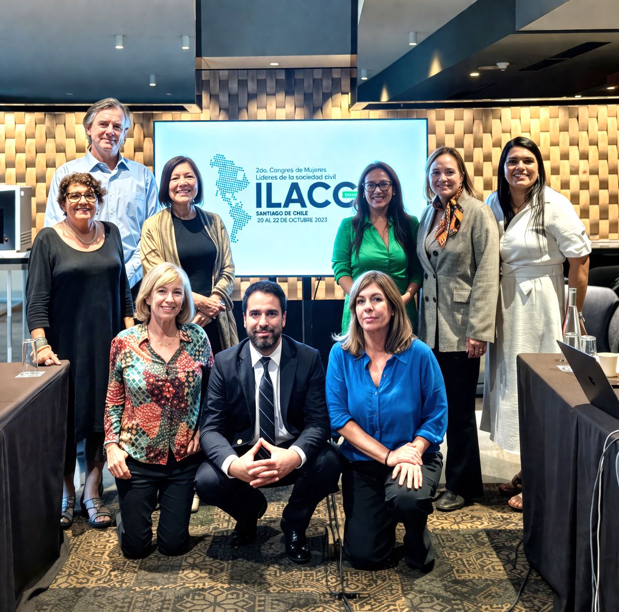 Representantes durante la Segunda Cumbre ILACC en Santiago de Chile